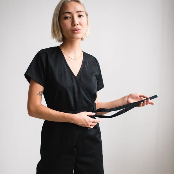 HOST PICK ⭐️ Stella Culotte jumpsuit in black tencel, size 1 - Picture 3 of 9